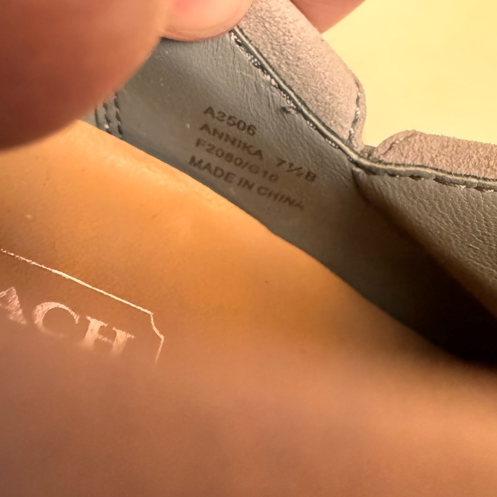 COACH Annika Soft Leather Bootie Heels - Picture 14 of 14